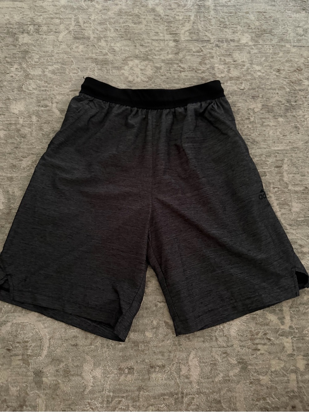 adidas Men’s Athletic Shorts - Dark Gray with Black Waistband